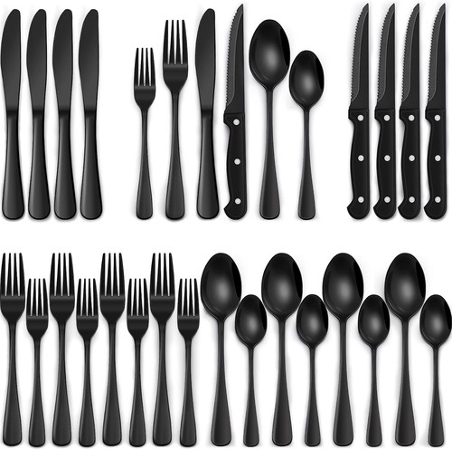 Piece matte black - 24-piece,
