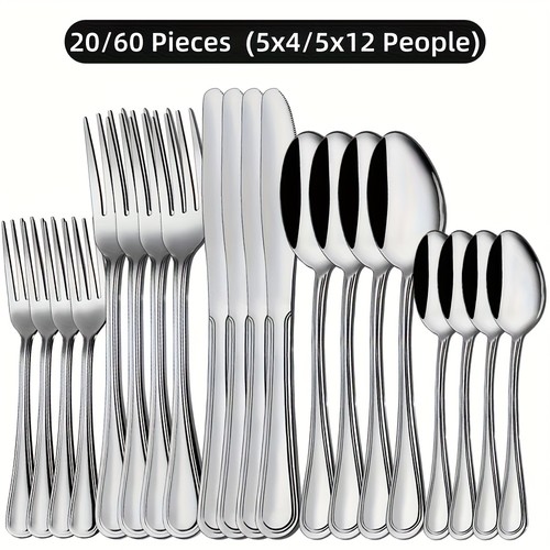 60pcs stainless steel - 20/40/60pcs,